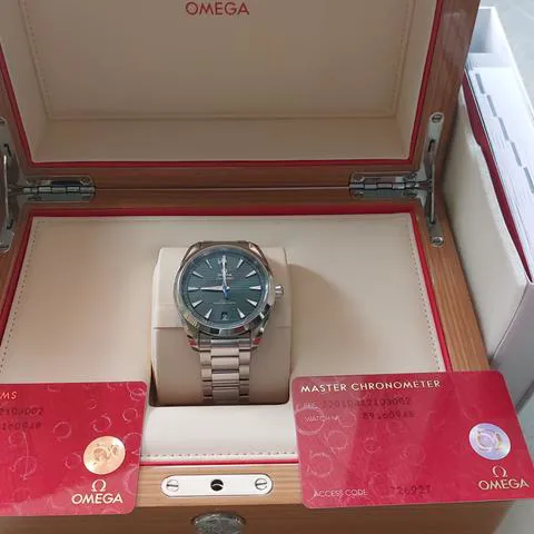 Omega Aqua Terra 220.10.41.21.03.002 41mm Stainless steel Blue