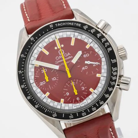 Omega Speedmaster Reduced 3810.61.41 39mm Stainless steel Red 2