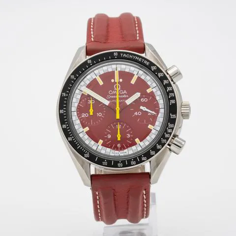 Omega Speedmaster Reduced 3810.61.41 39mm Stainless steel Red 4