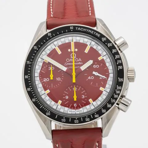 Omega Speedmaster Reduced 3810.61.41 39mm Stainless steel Red 5