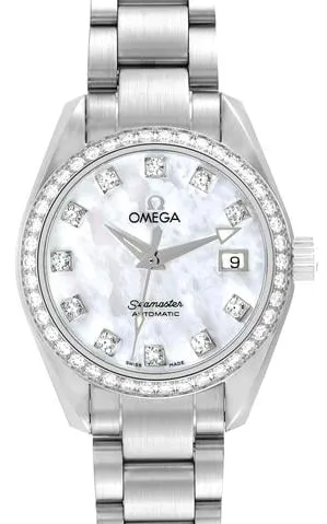 Omega Aqua Terra 2565.75.00 29.2mm Stainless steel Mother-of-pearl