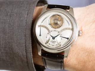 Glashütte Alfred Helwig Tourbillon 2 41-02-04-05-06 Platinum Silver