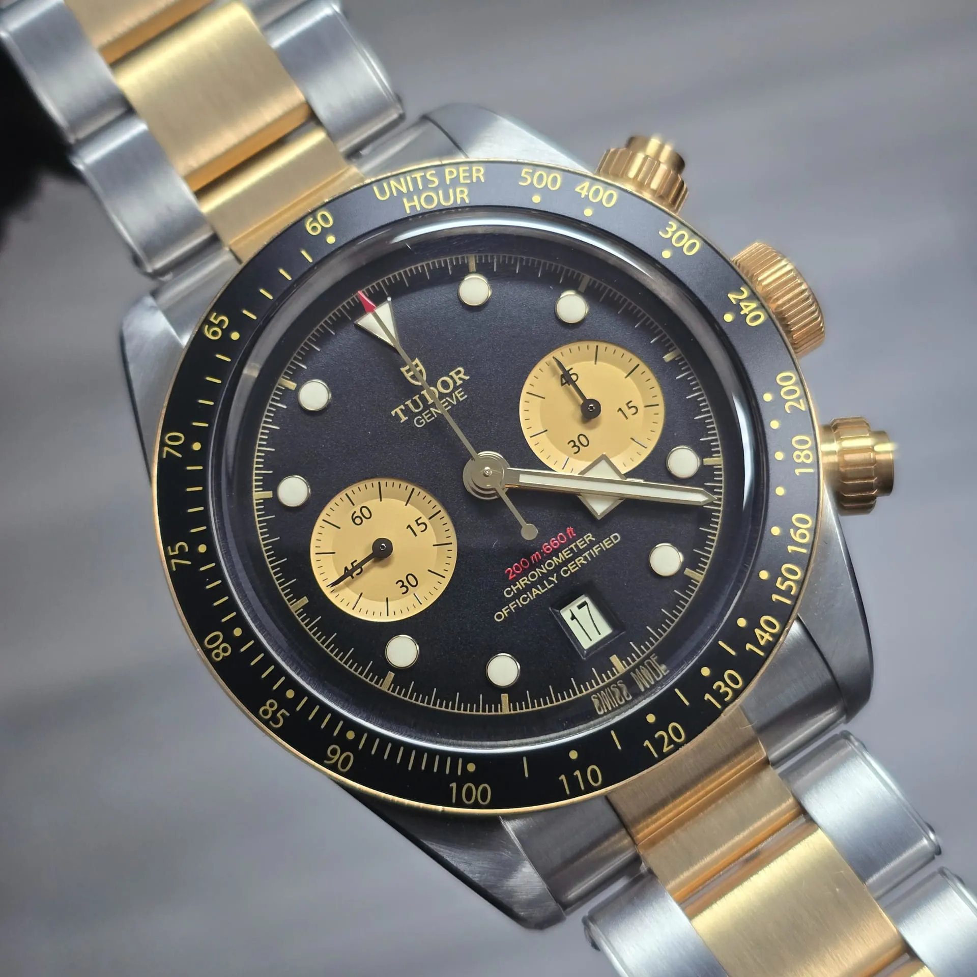 Tudor Black Bay Chrono S&G M79363N-0007 41mm Stainless steel Golden