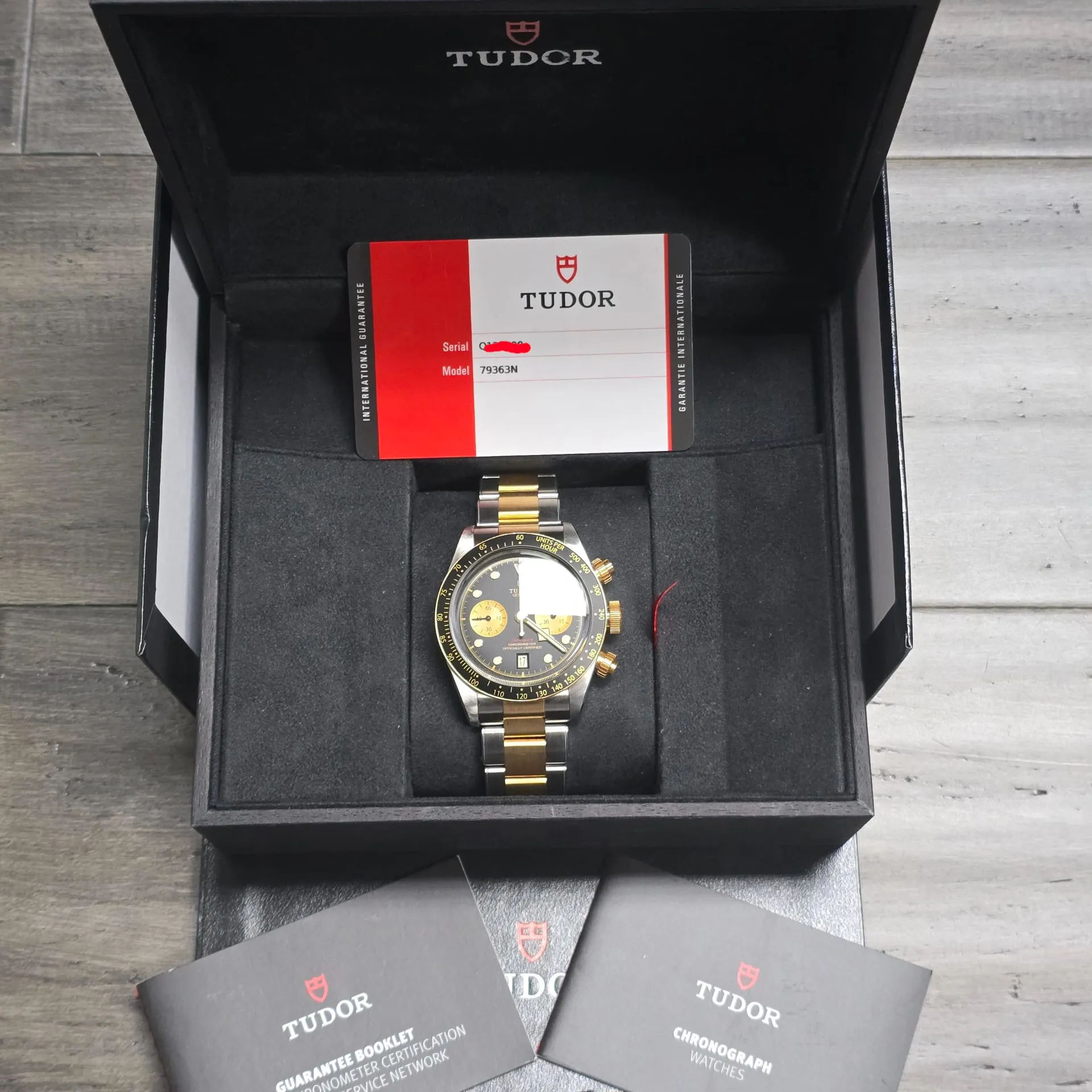 Tudor Black Bay Chrono S&G M79363N-0007 41mm Stainless steel Golden 7