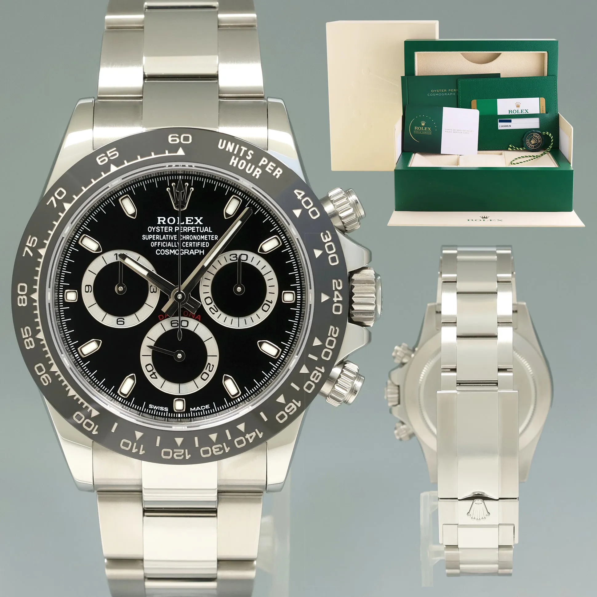 Rolex Daytona 116500LN 40mm Stainless steel Black