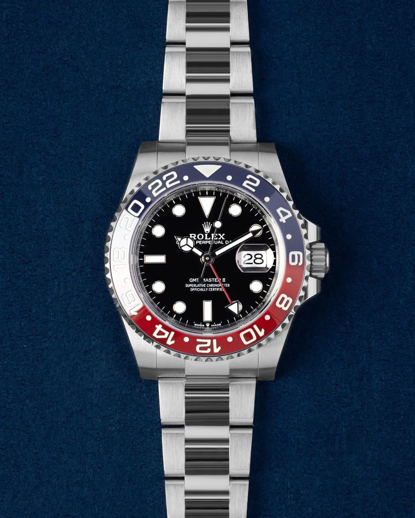 Rolex GMT-Master II 126710BLRO 40mm Stainless steel Black