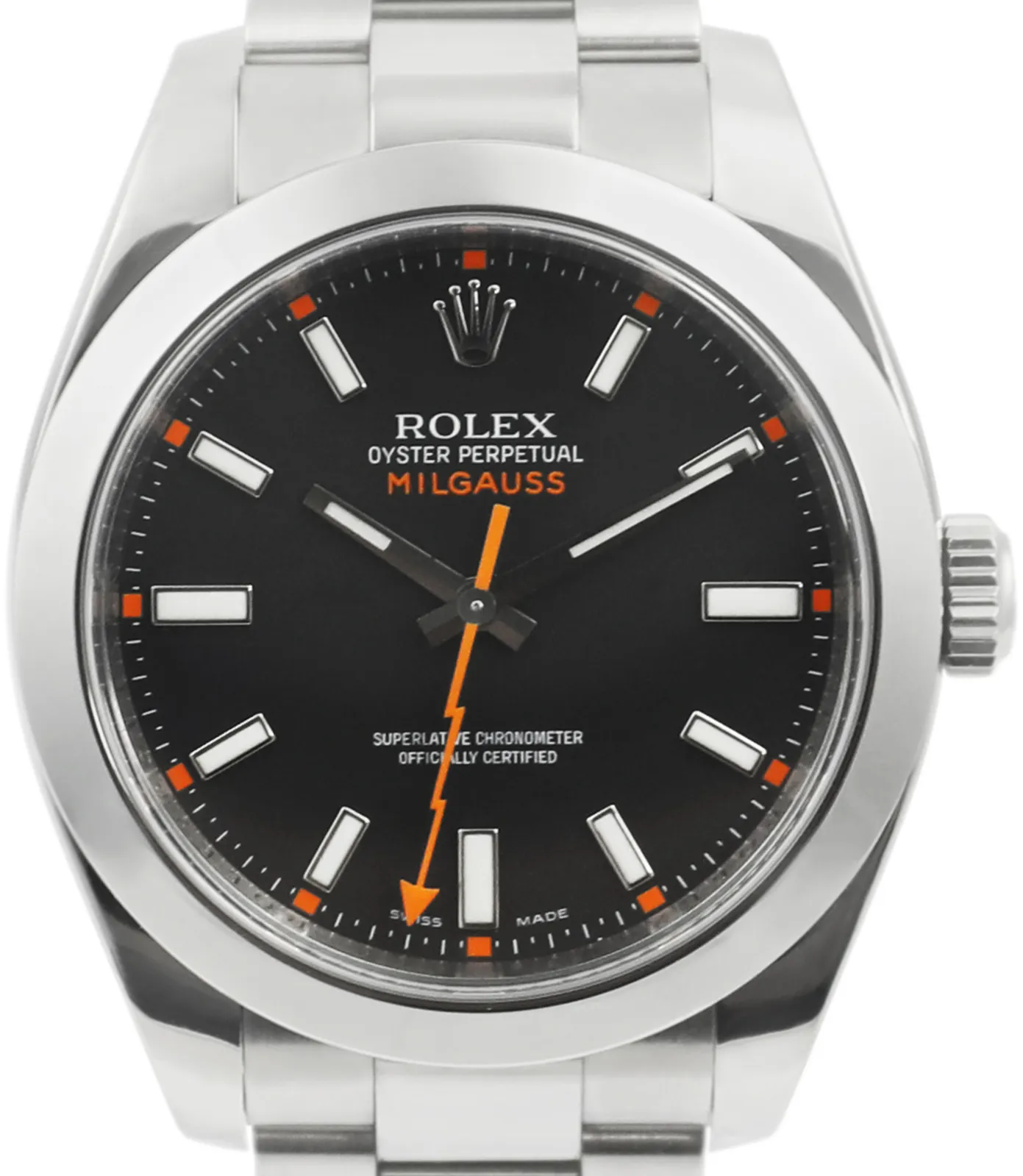 Rolex Milgauss 116400 40mm Stainless steel Black