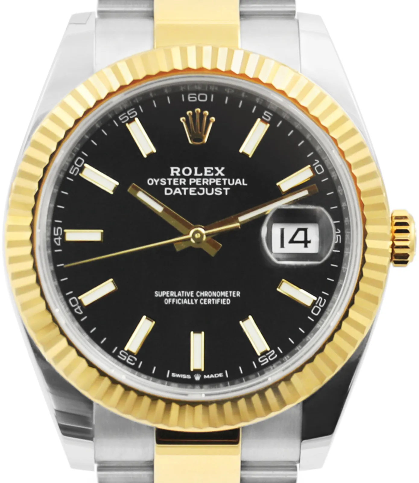Rolex Datejust 41 126333 41mm Yellow gold and stainless steel •