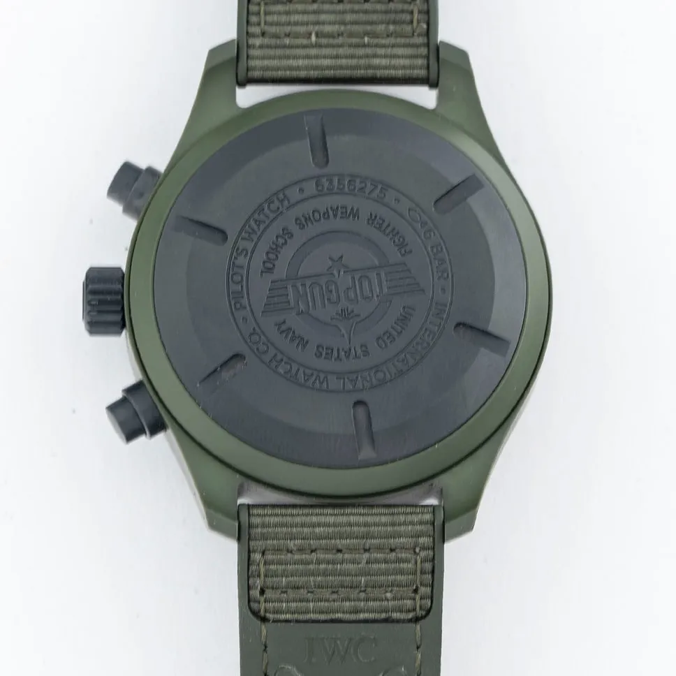 IWC Pilot Chronograph Top Gun IW389106 44mm Ceramic Green 3