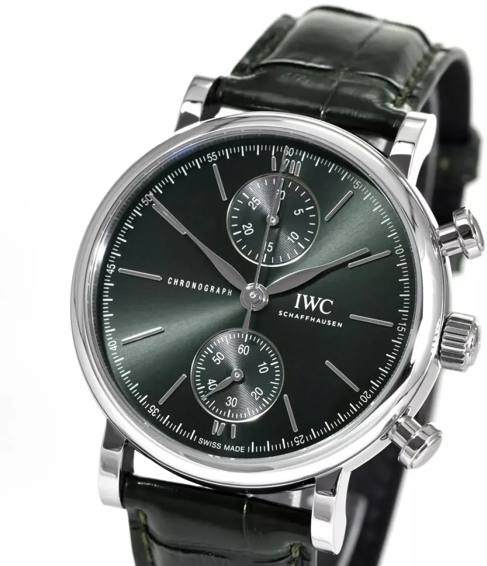 IWC Portofino IW391405 39mm Stainless steel Green