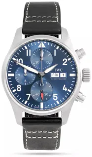 IWC Pilot Chronograph IW388101 41mm Stainless steel Blue