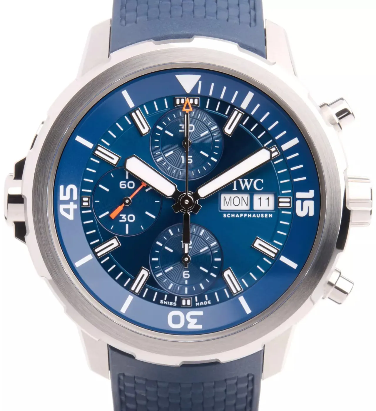 IWC GST Aquatimer IW3768-06 44mm Stainless steel Blue