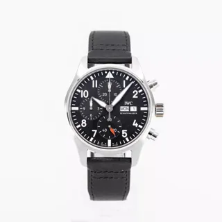 IWC Pilot IW388111 Stainless steel Black