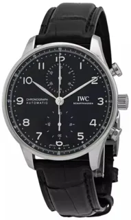 IWC Portugieser IW371609 Stainless steel Black