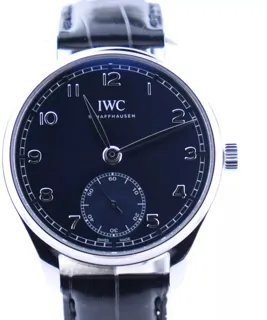 IWC Portugieser IW358305 40.5mm Stainless steel Blue