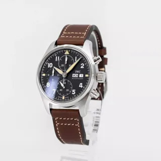 IWC Pilots IW387903 Stainless steel Black