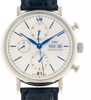 IWC Portofino Chronograph IW391037 Stainless steel Silver