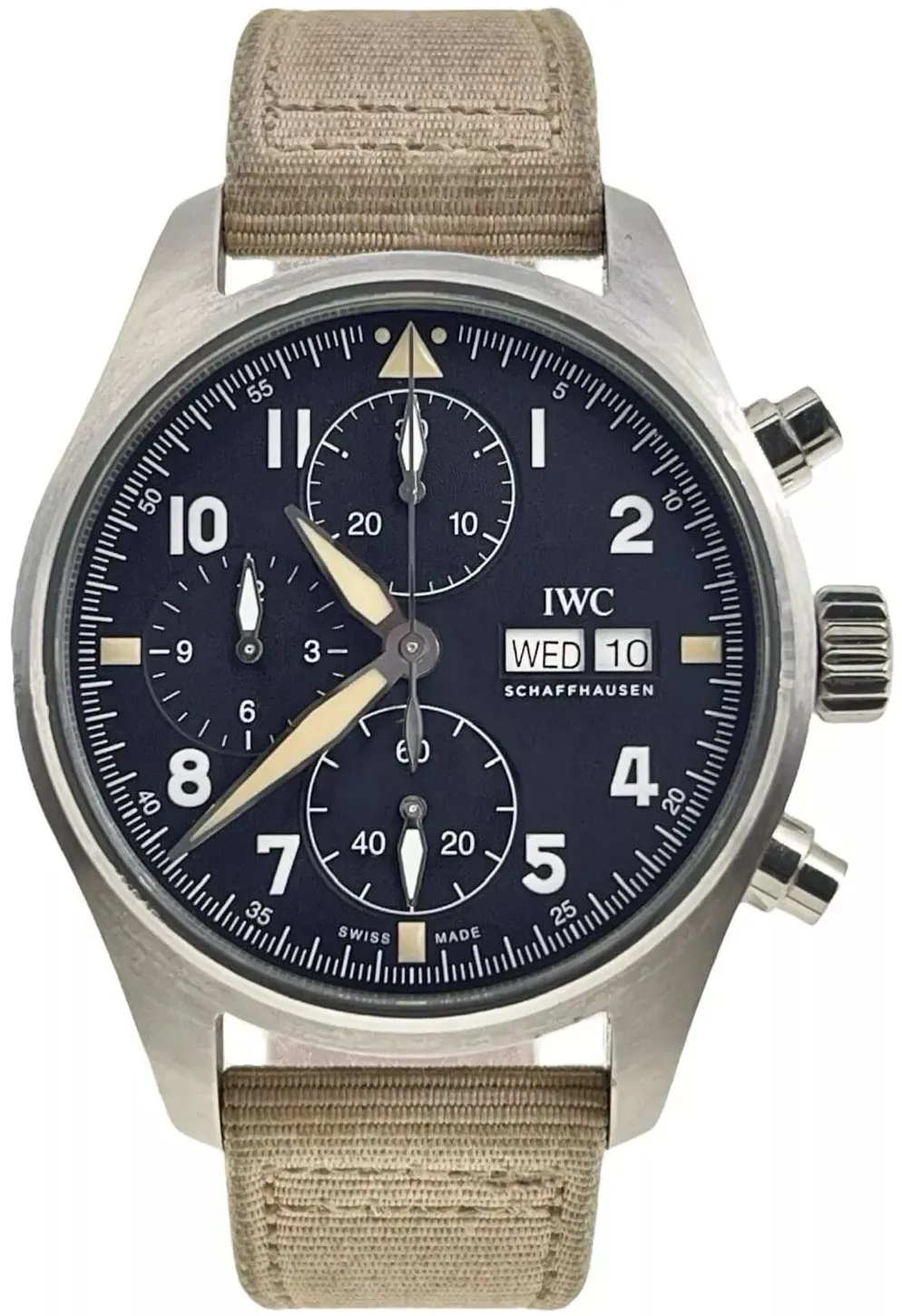 IWC Pilot IW387901 41.1mm Stainless steel Black