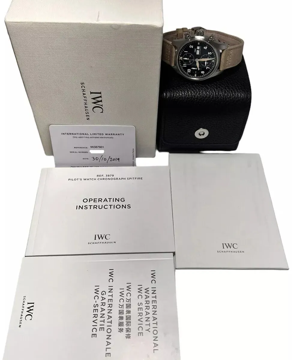 IWC Pilot IW387901 41.1mm Stainless steel Black 5