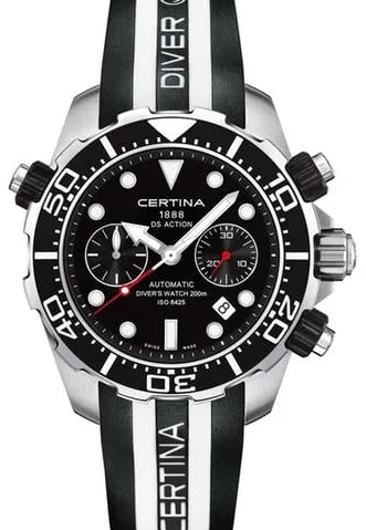 Certina DS Action C013.427.17.051.00 45mm Stainless steel Black