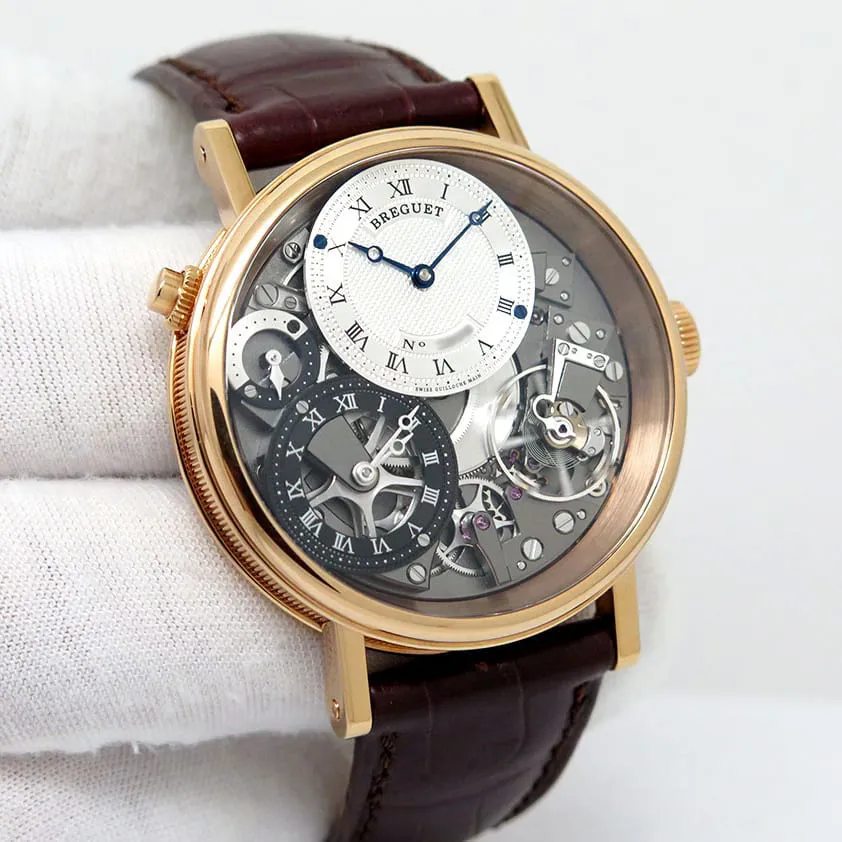 Breguet Tradition 7067BR/G1/9W6 41mm Rose gold Silver and Gray