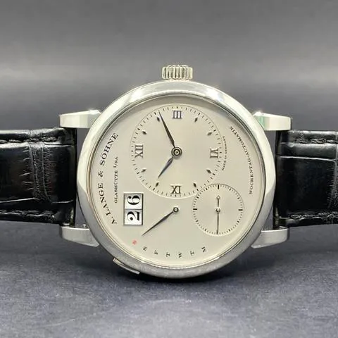 A. Lange & Söhne Lange 1 320.025 39.5mm Platinum Silver