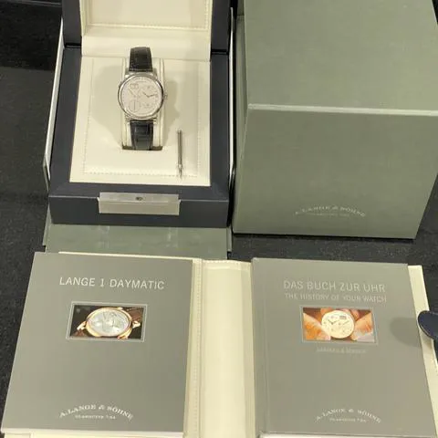 A. Lange & Söhne Lange 1 320.025 39.5mm Platinum Silver 7