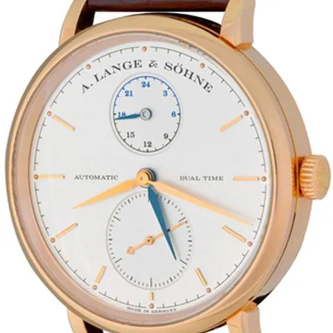 A. Lange & Söhne Saxonia 385.032 40mm Rose gold Silver