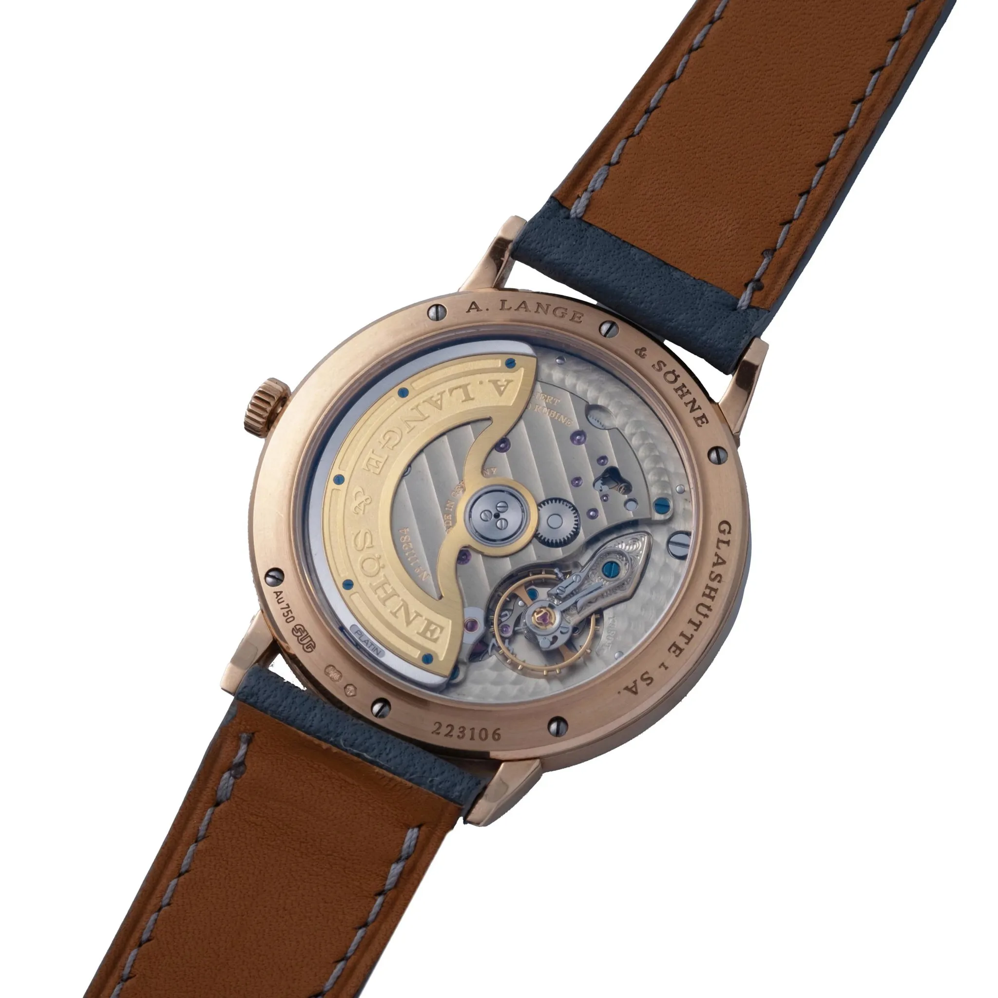 A. Lange & Söhne Saxonia LSLS3804AG 38.5mm Rose gold 3