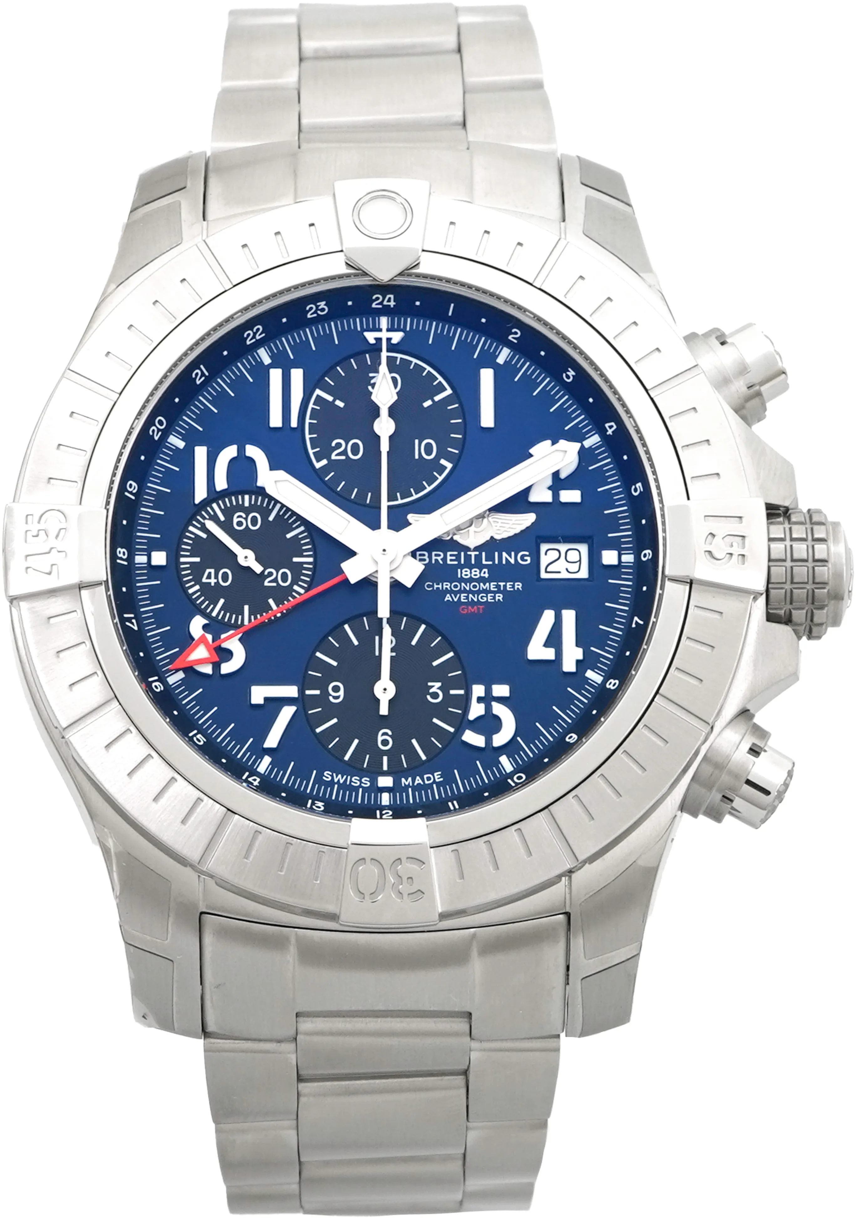 Breitling Avenger A24315 45mm Stainless steel Blue