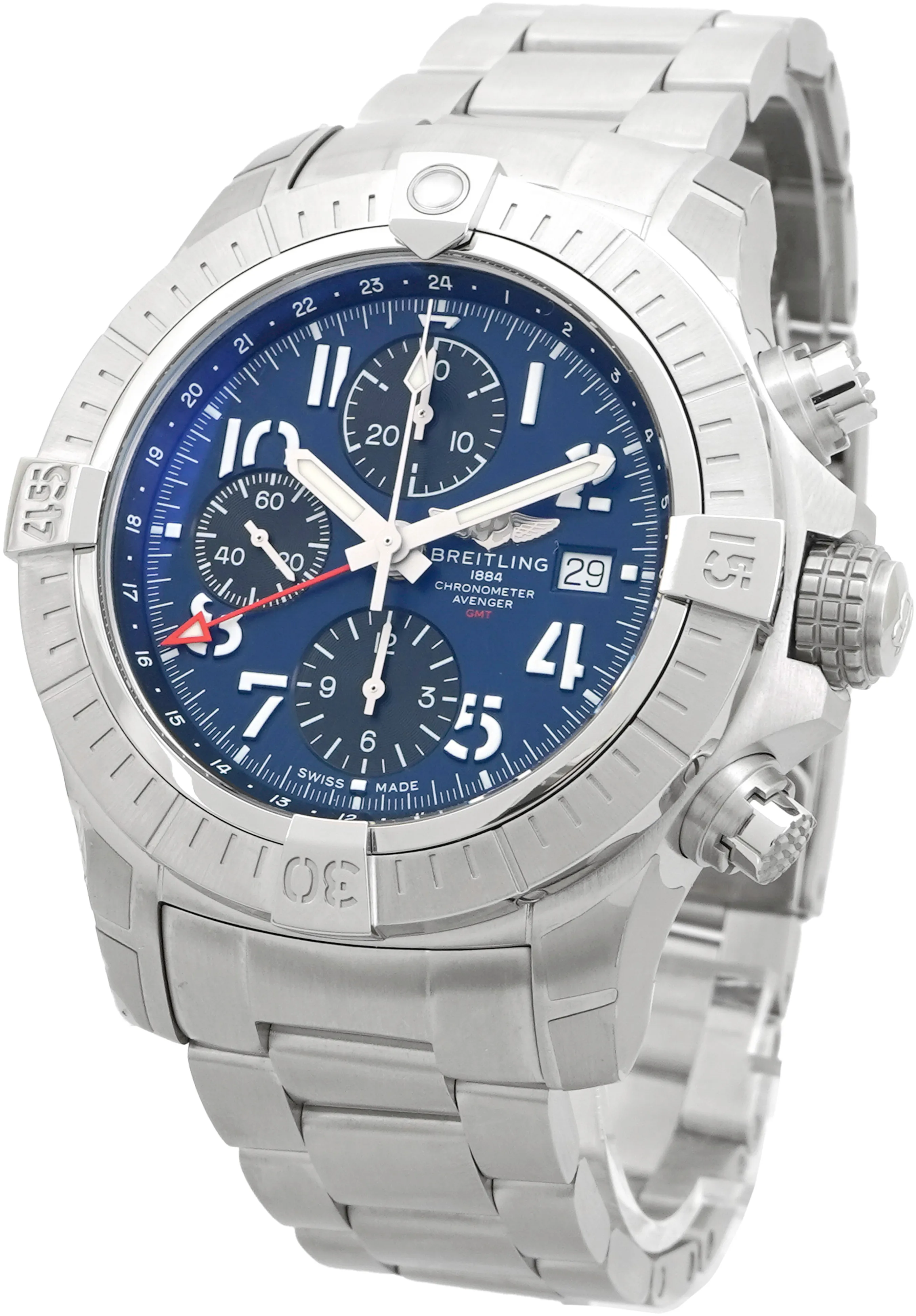 Breitling Avenger A24315 45mm Stainless steel Blue 1