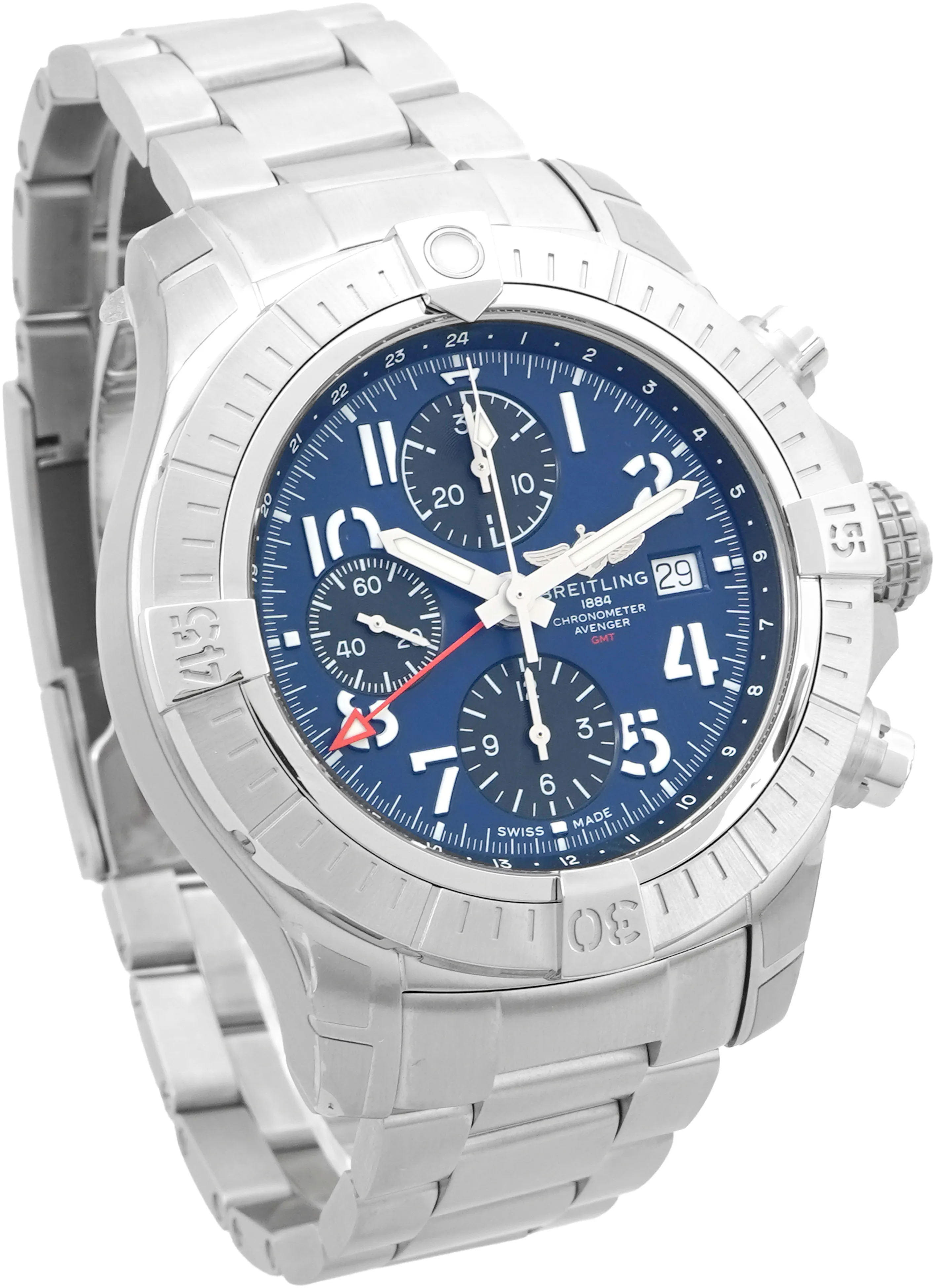 Breitling Avenger A24315 45mm Stainless steel Blue 2