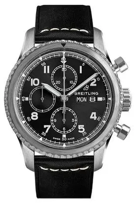 Breitling Aviator 8 A13314101B1X1 43mm Stainless steel Black