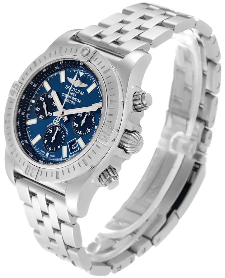 Breitling Chronomat AB0115 44mm Stainless steel Blue 1