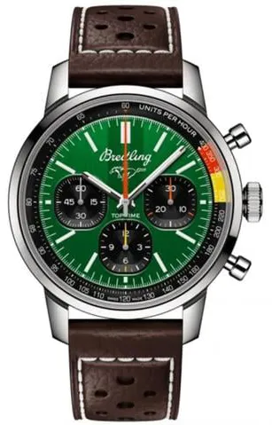 Breitling Top Time AB01762A1L1X1 41mm Stainless steel Green