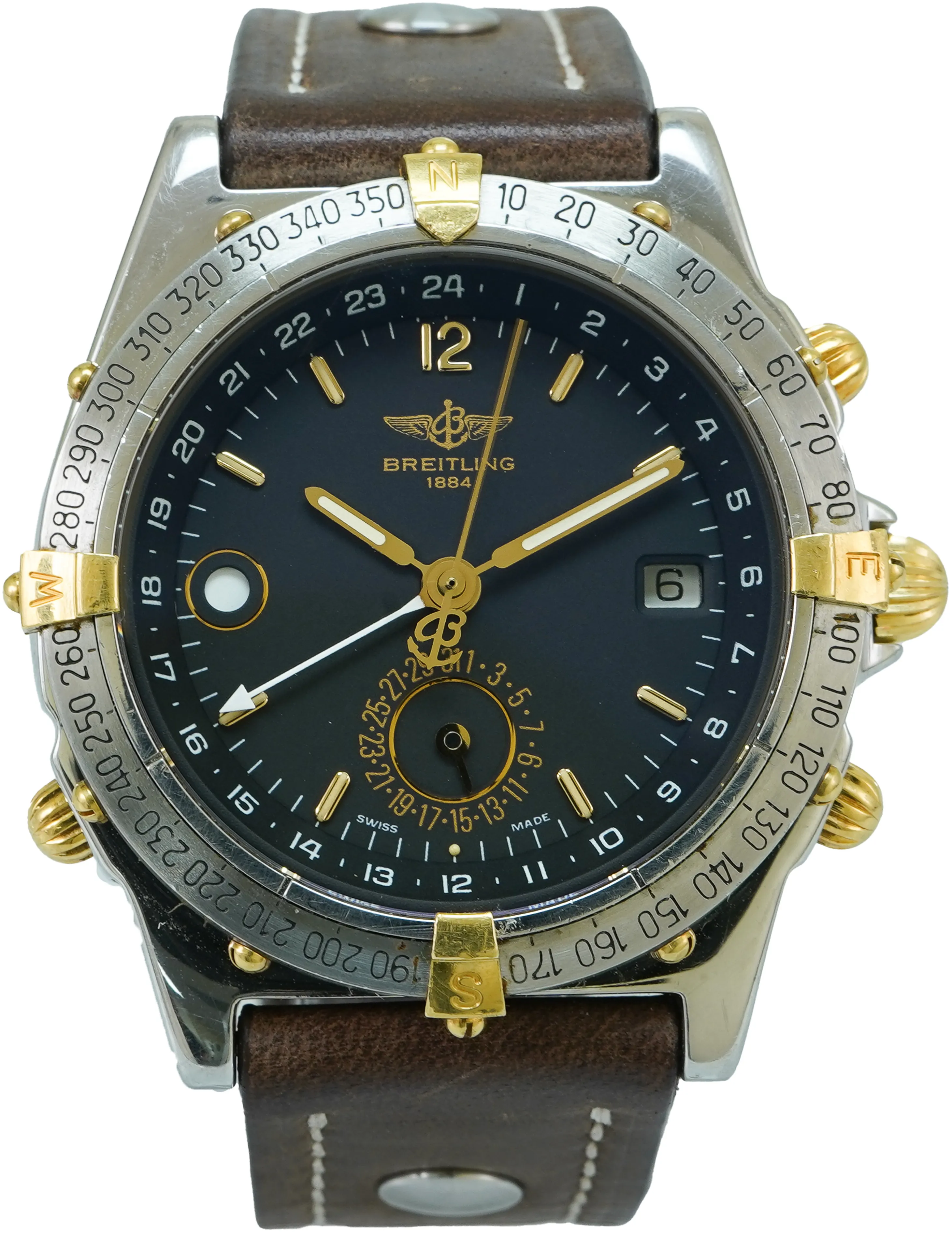 Breitling Windrider B15047 39mm Yellow gold and Stainless steel