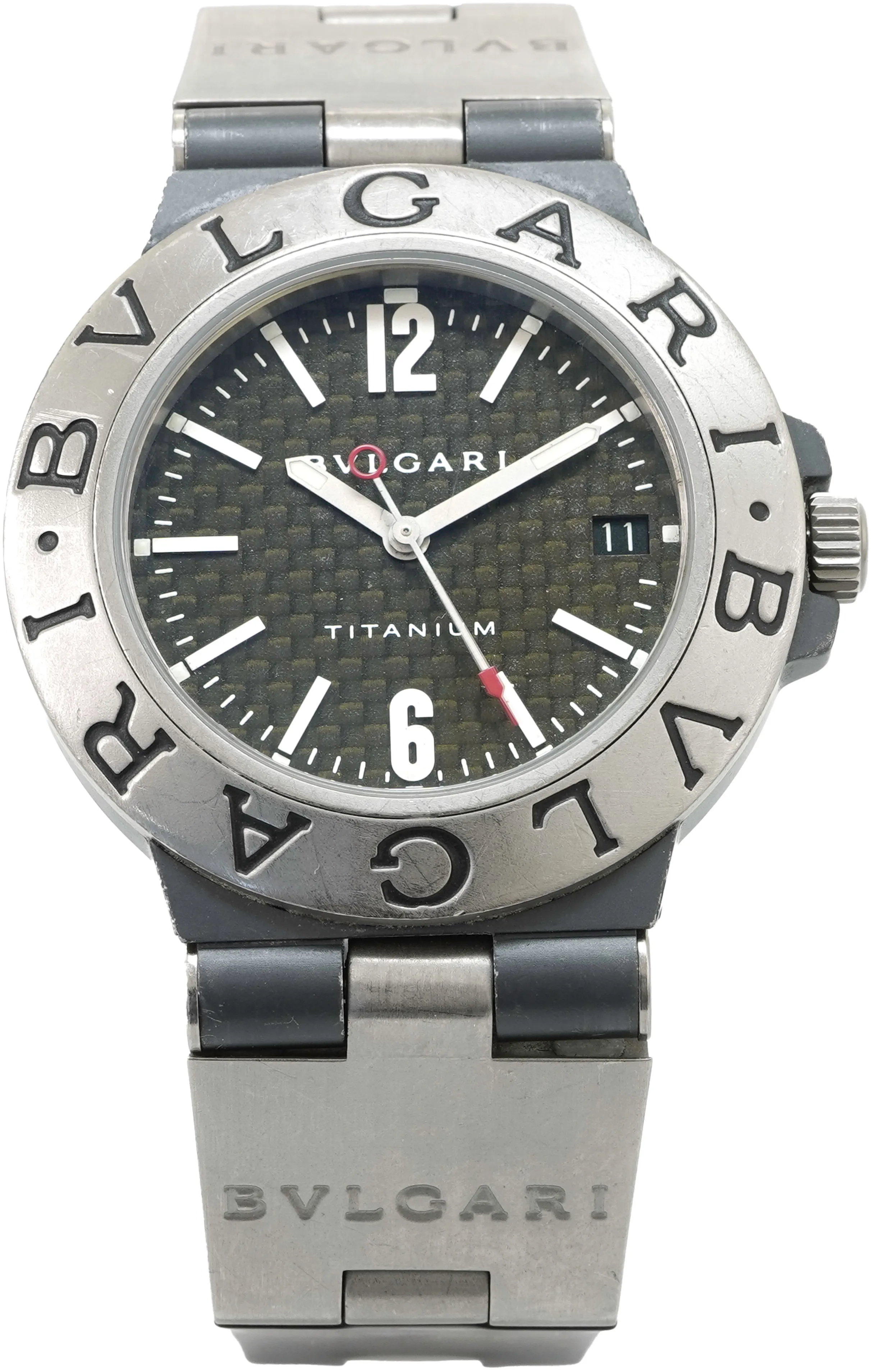 Bulgari Diagono TI 38 TA 38mm Titanium