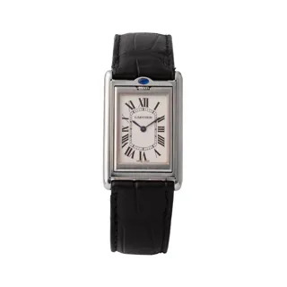 Cartier Tank 2390 Stainless steel Black