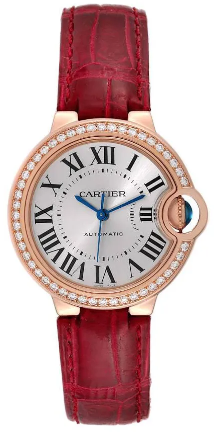 Cartier Ballon Bleu 33mm WJBB0033 33mm Rose gold Silver