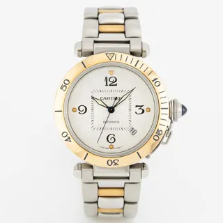 Cartier Pasha W31035T6 | Yellow gold and Stainless steel