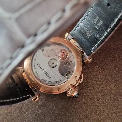 Cartier Pasha WGPA0014 35mm Rose gold Silver 12