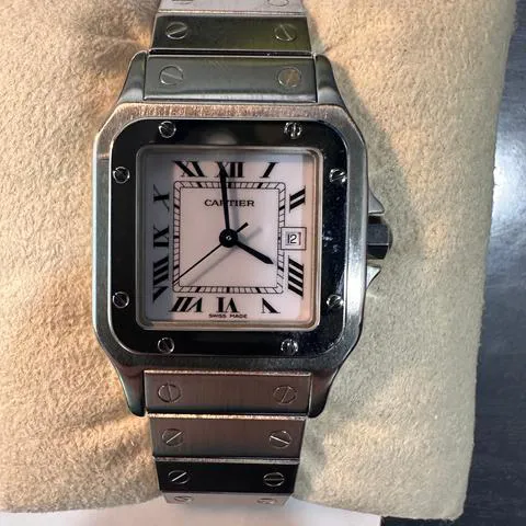 Cartier Santos 2961 29mm Stainless steel White