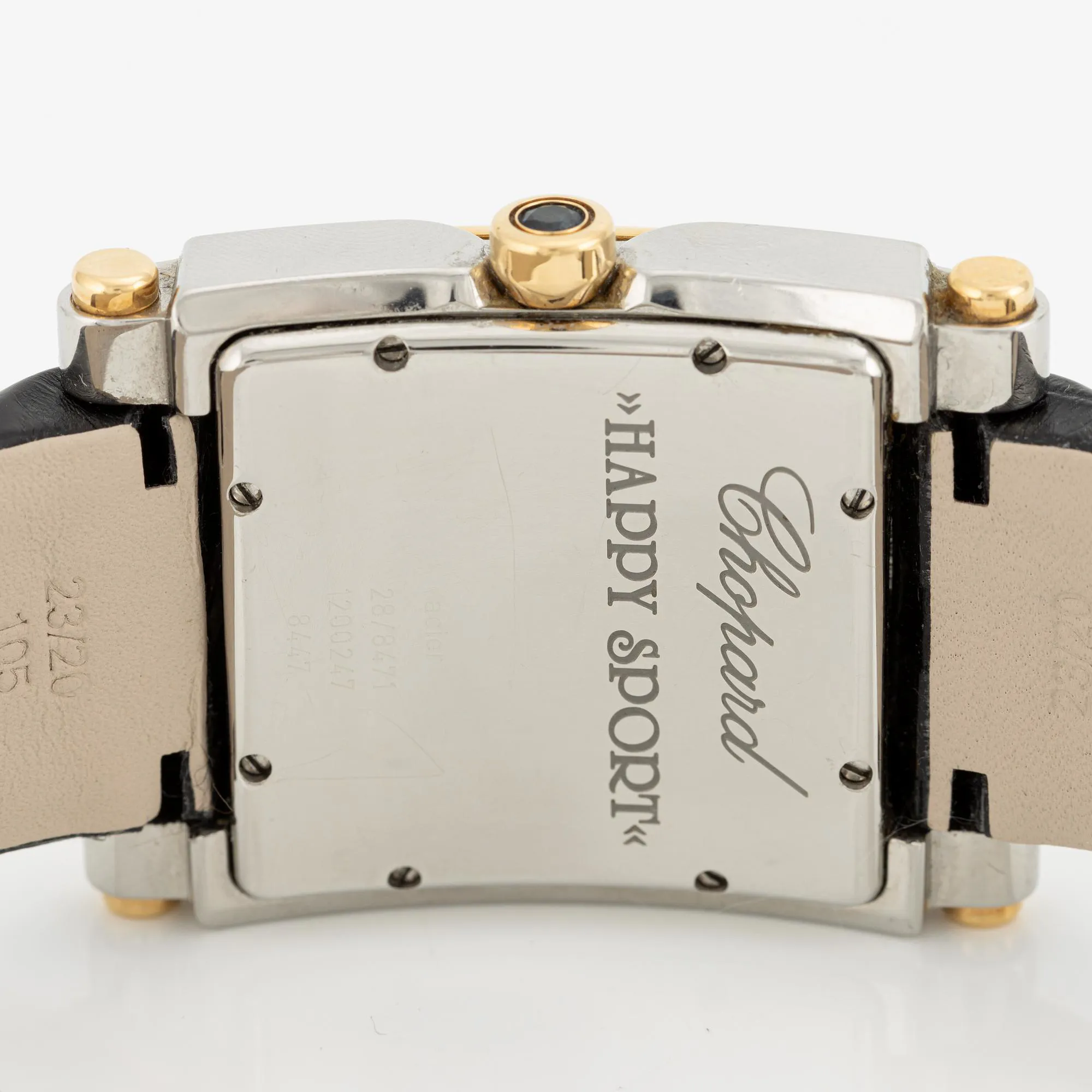 Chopard Happy Sport 35.5mm Yellow gold and stainless steel Mother-of-pearl 3