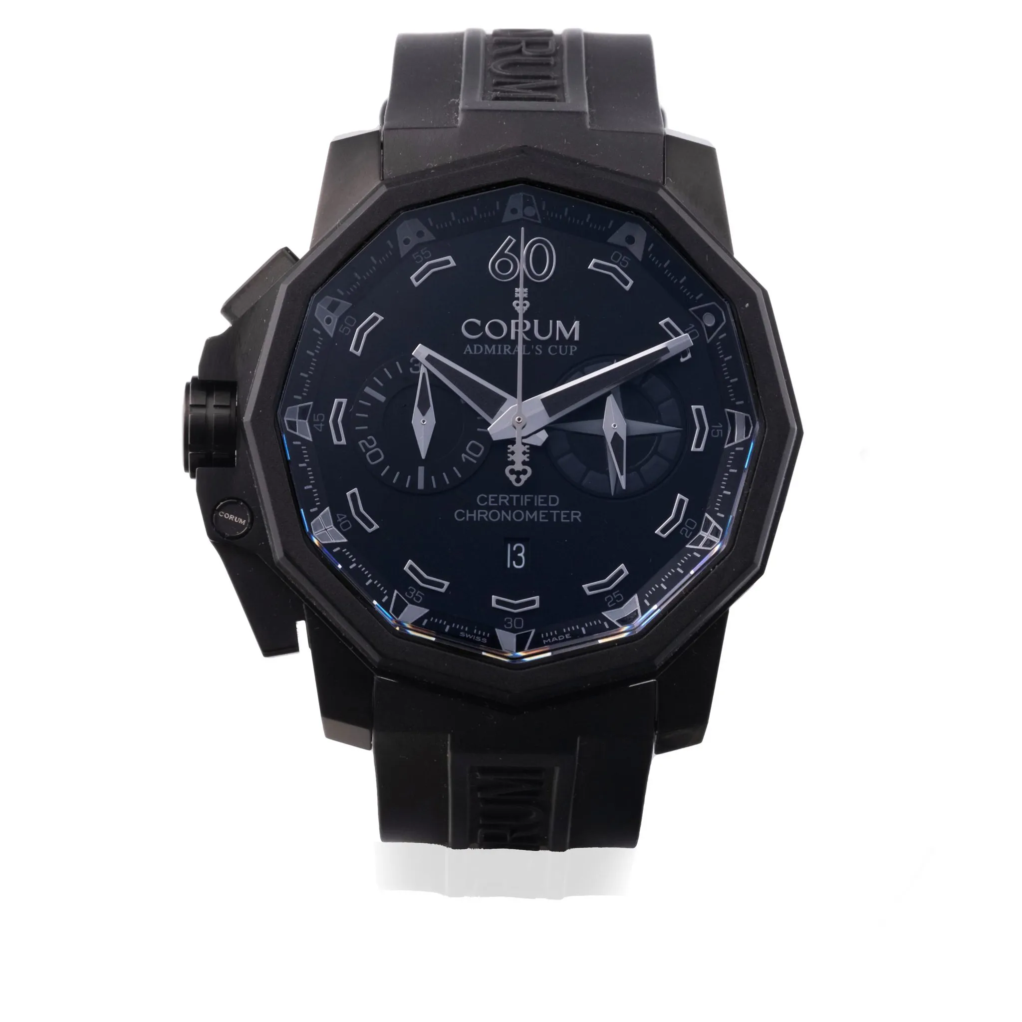 Corum Admiral's Cup 50 LHS 753.231.95/0371 AN13 50mm Titanium and Black DLC