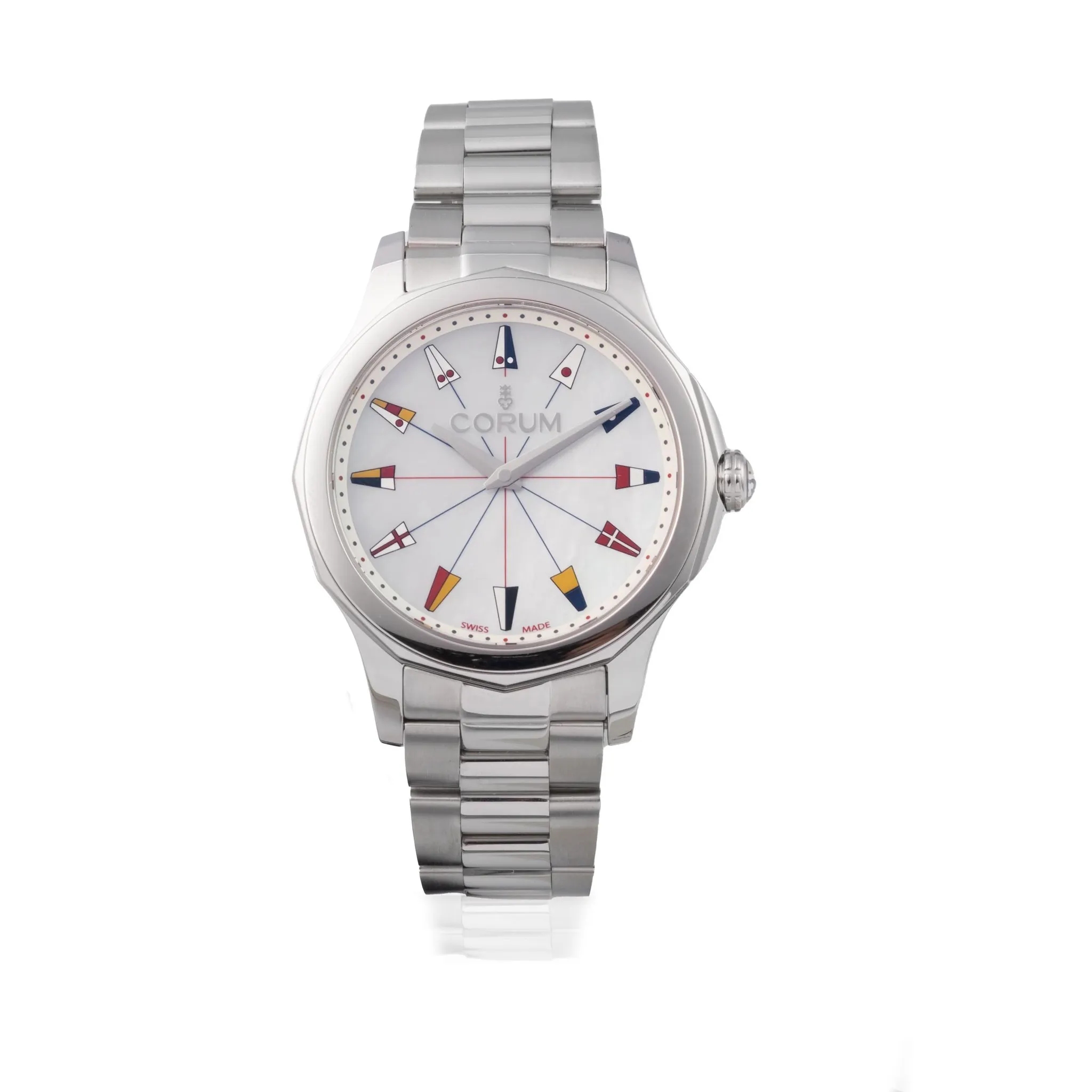 Corum ADMIRAL'S CUP LEGEND 020.201.20/V200 PN22 38mm Stainless steel Mother-of-pearl