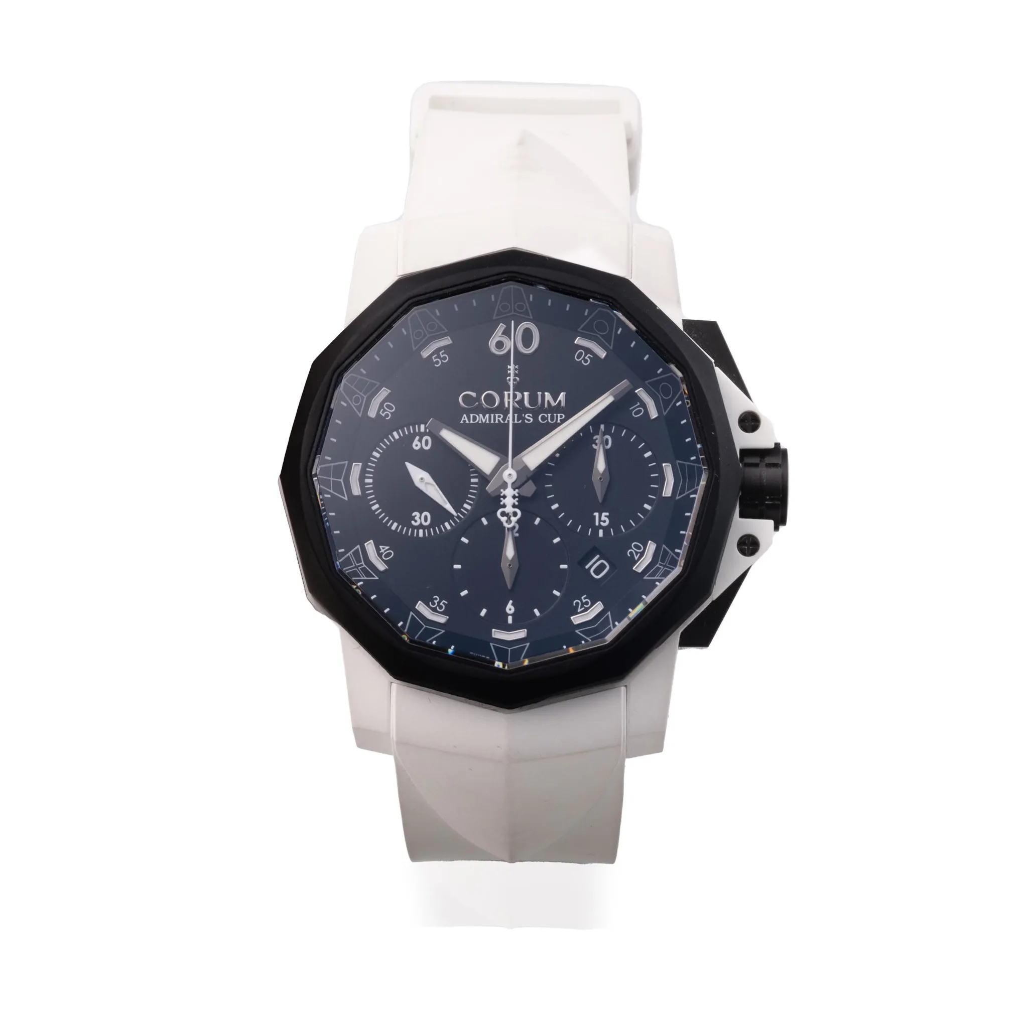 Corum Admiral's Cup 753.805.02/F379.AN21 44mm Stainless steel and Rubber