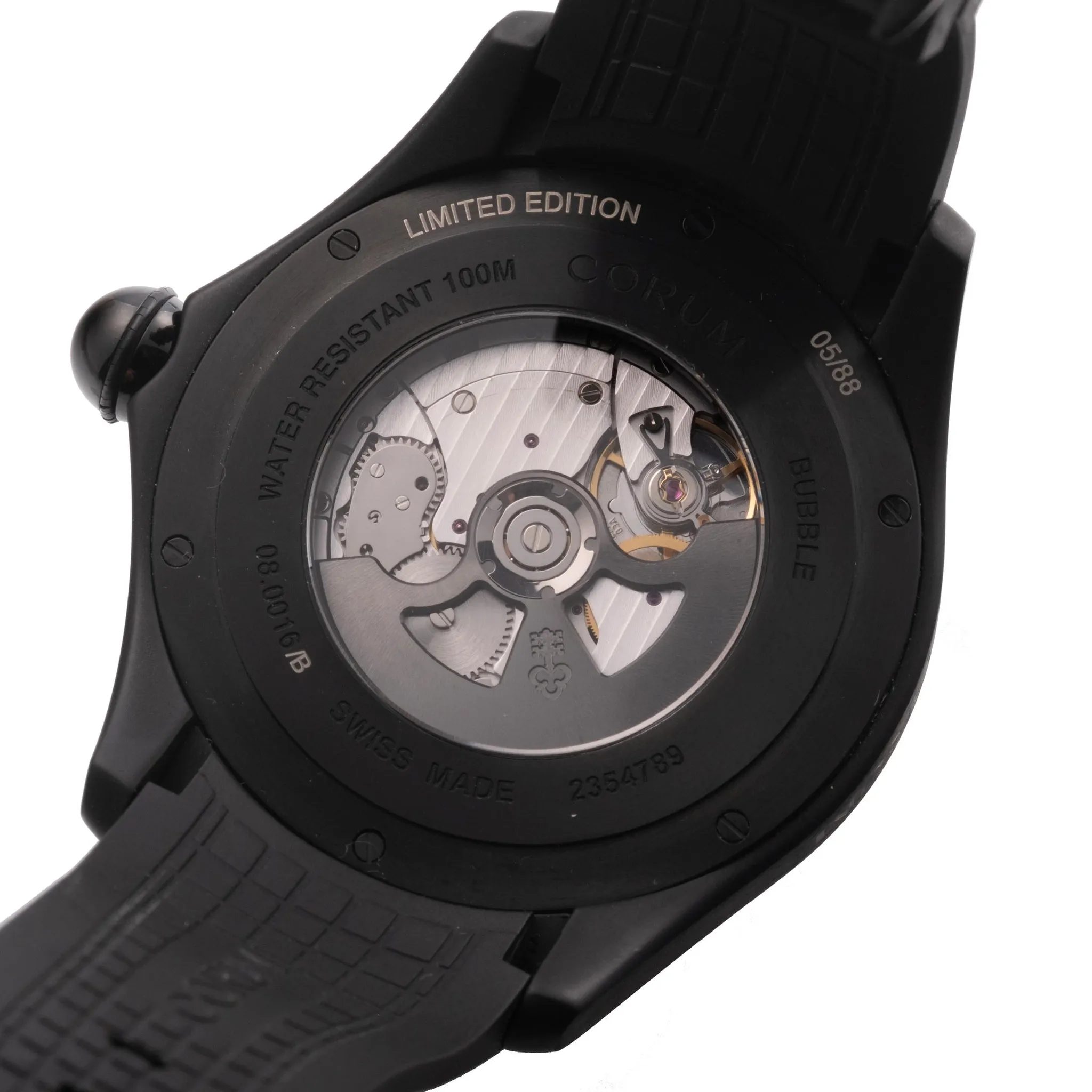 Corum Bubble 390.101.95/0371MB01 52mm Titanium and Black DLC 1