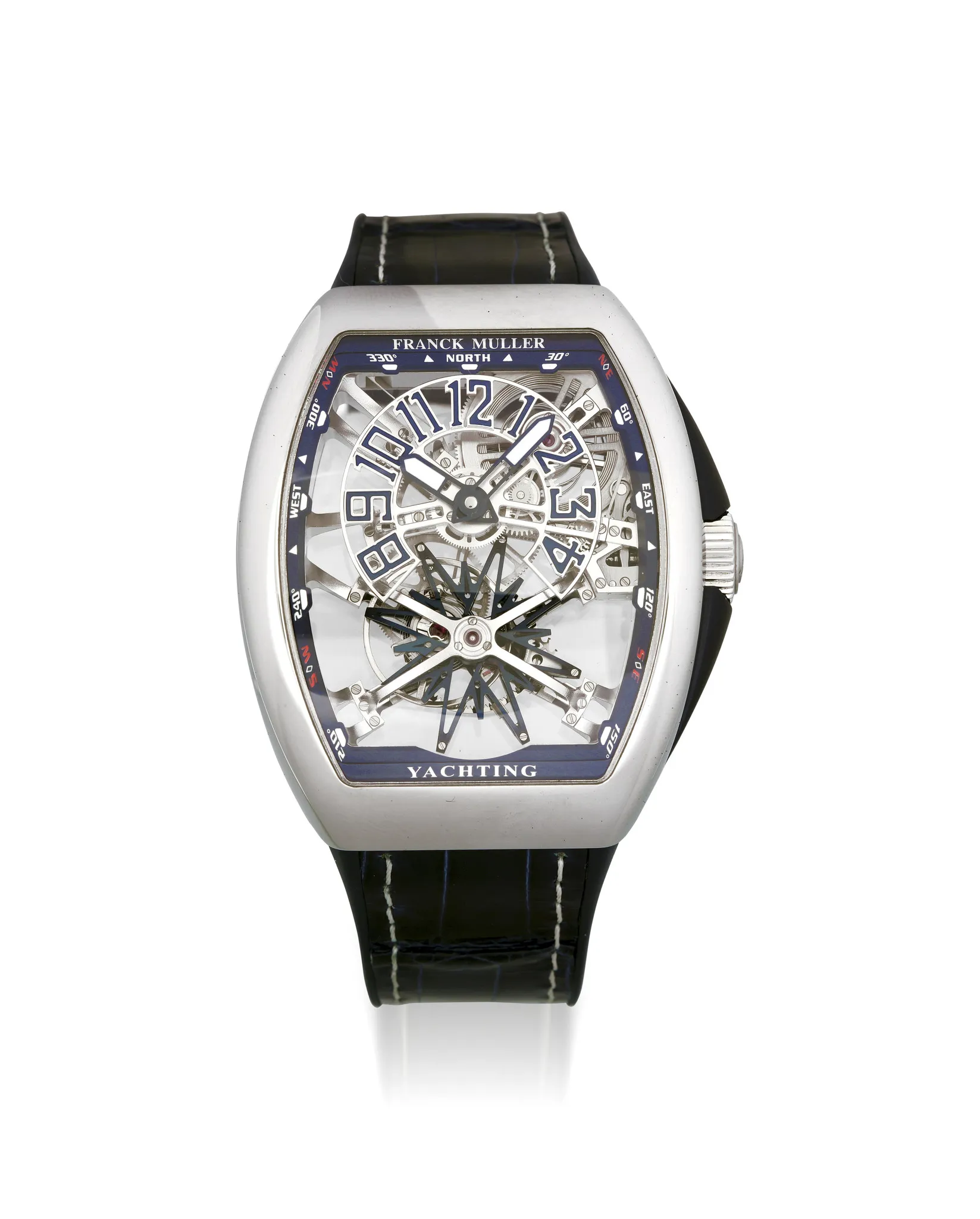 Franck Muller Vanguard V 45 T GRAVITY CS SQT NBR 45mm Stainless steel Skeletonized