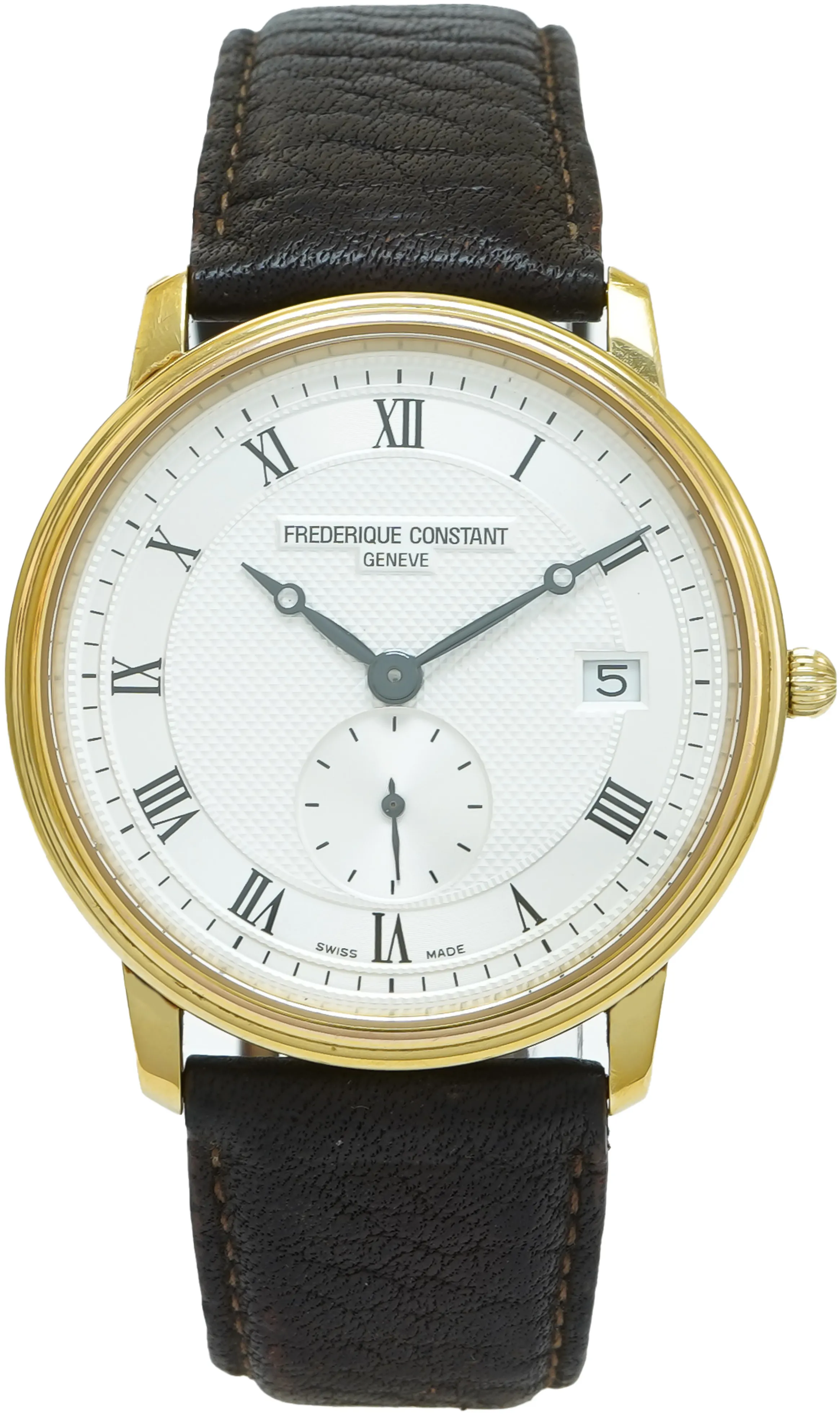 Frédérique Constant Slimline FC-245M5S5 39mm Stainless steel Silver