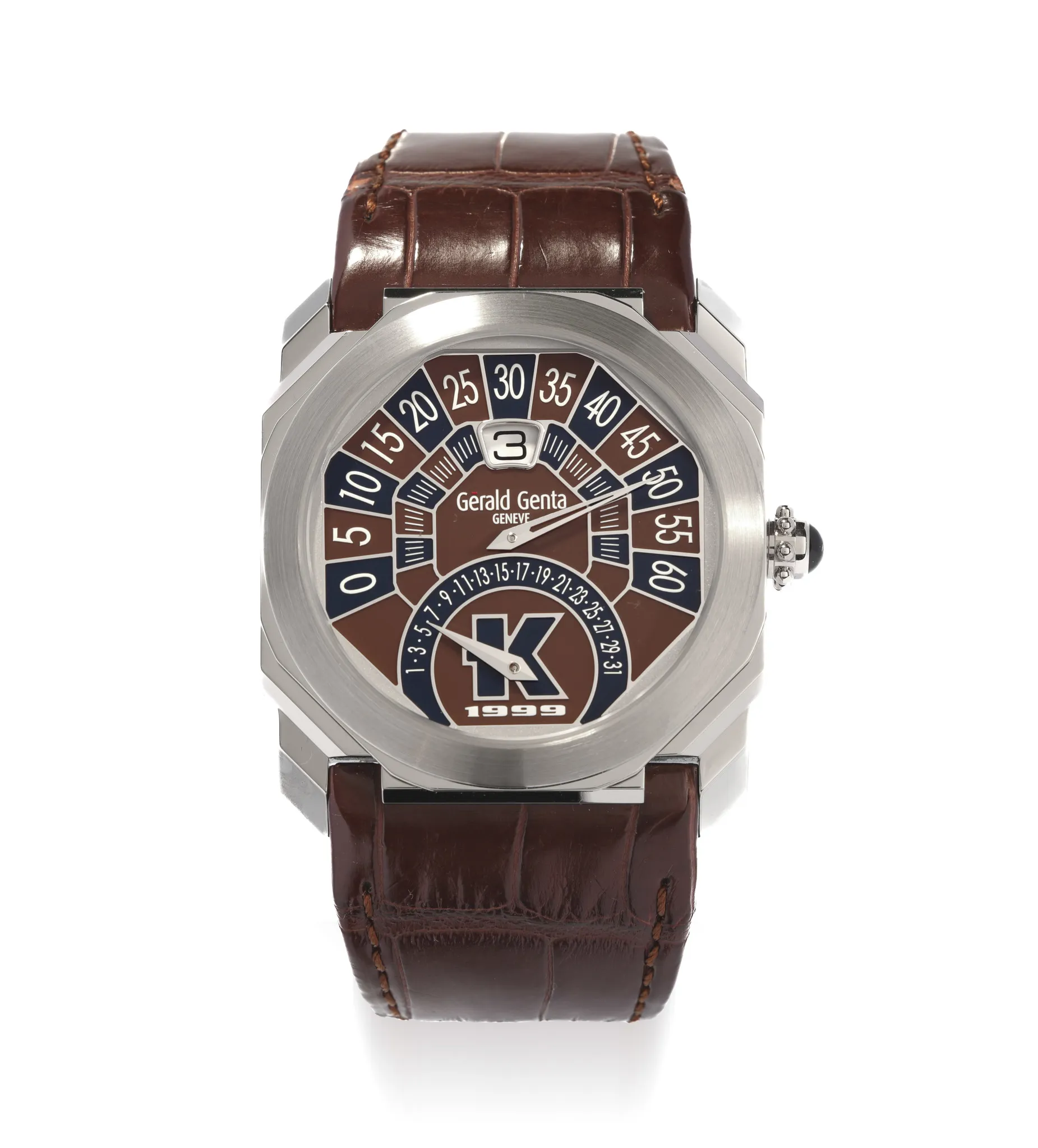 Gérald Genta Octo Bi-Retro OBR.Y.60 42.5mm White gold Brown